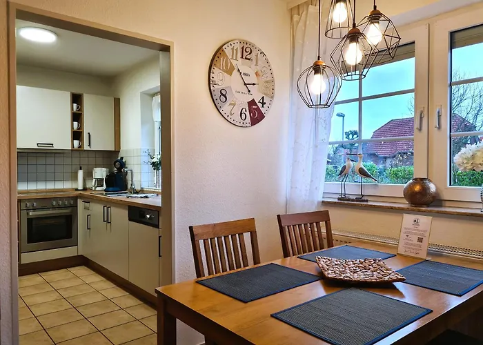 Tatil Evi Watt'n Glueck - Vollstaendig Eingezaeunt - In Nessmersiel *